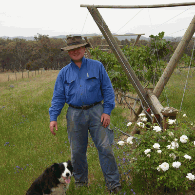 Ian & Cooper border collie